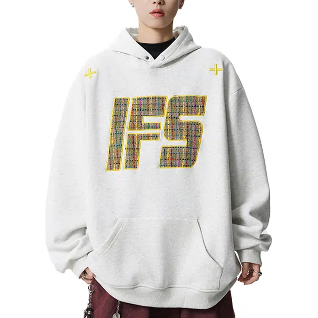 艾梵斯贝 美式复古重磅通勤百搭高街宽松休闲时尚连帽卫衣 男女同款