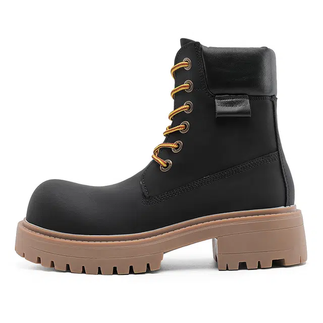 Dounkol Vintage Round Toe Work Boots