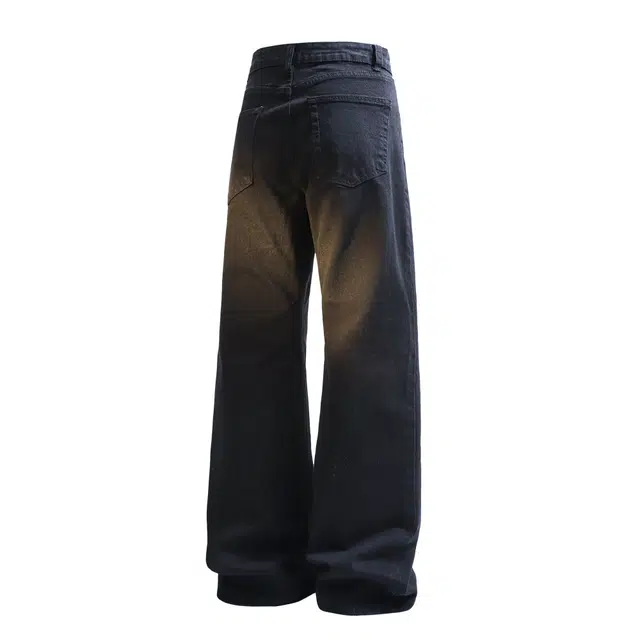 下层基础 美式高街复古潮流百搭直筒休闲舒适显瘦版型长裤牛仔裤 男女同款