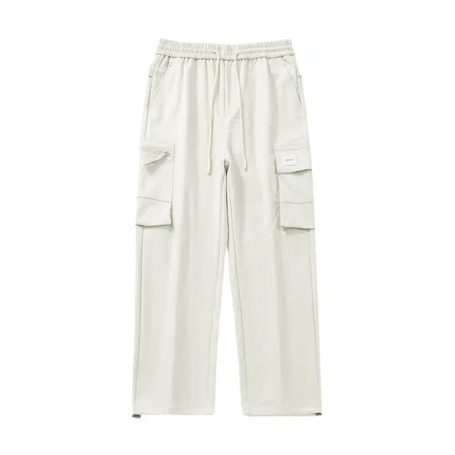 假日伯爵 美式复古潮流工装水洗宽松直筒痞帅透气舒适柔软亲肤抽绳男士长裤休闲裤 男款