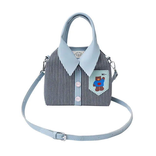 草丛喵喵喵 时尚百搭日常通勤小众设计感轻便 布料 单肩斜挎手提包 常规 女款 多色