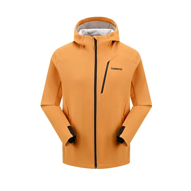 探路者 透湿防风户外运动登山徒步防泼水高弹舒适休闲软壳外套夹克 男款