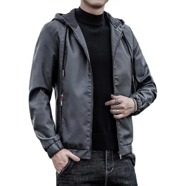 太子龍 纯色连帽潮牌夹克外套 男款