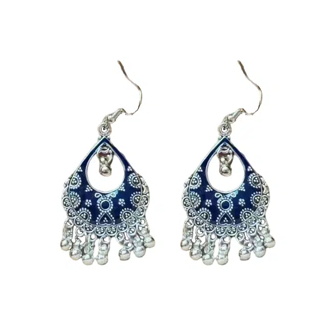 澜耀 复古民族风 小众设计古风典雅灵动氛围感耳饰 合金 耳环 女款