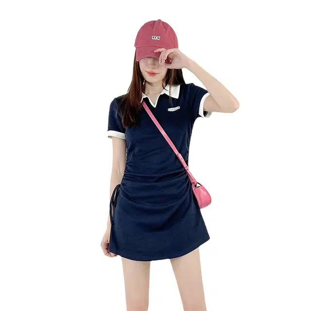 淑好百 保守遮肚显瘦舒适百搭平角裤分体泳衣 女款