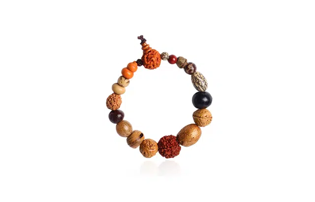 迎百宝 新中式十八籽念珠小众设计高级感复古国风转运珠好运招财 气质百搭 多巴胺手饰 菩提籽 手串 男女同款情侣款