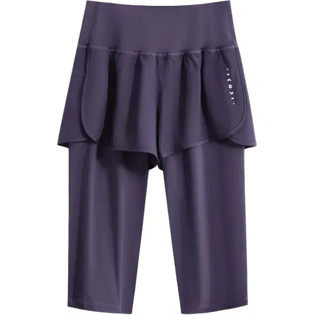 百思绒  后口袋放手机训练健身裤夏季紧身舒适  运动短裤  女款