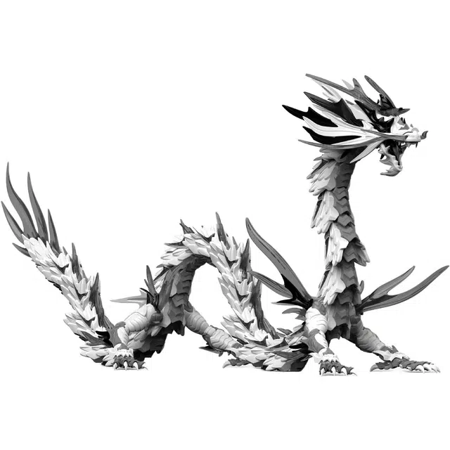 萌吉码 墨境仙古—青龍 其他拼装模型