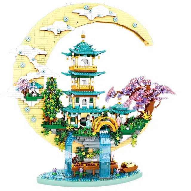 萌吉码 广寒仙宫 其他拼装模型