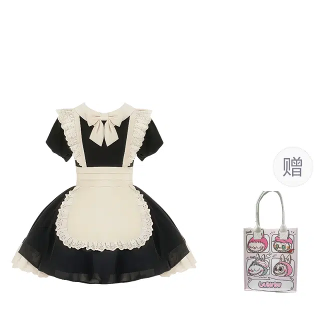 桴生 时尚简约与洛丽塔风格短袖萝莉装 女款