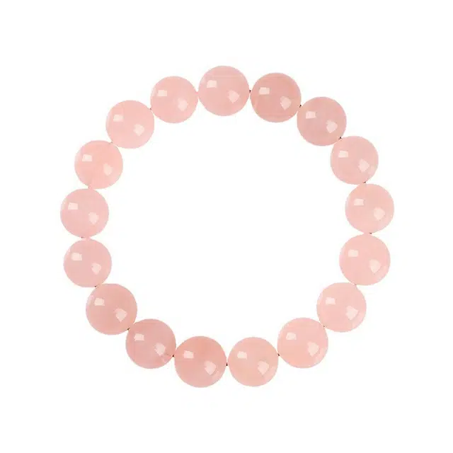 迈奇的礼物 爆款奶油体西柚色 招财暴富 转运 守护 上岸新中式国潮文艺清新甜美复古小众高级气质优雅百搭高颜值#好运 粉水晶 手串 女款