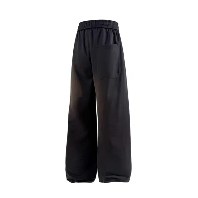 虫小绿 美式高街复古字母刺绣系带抽绳简约时尚日常通勤宽松舒适透气百搭休闲裤 男女同款