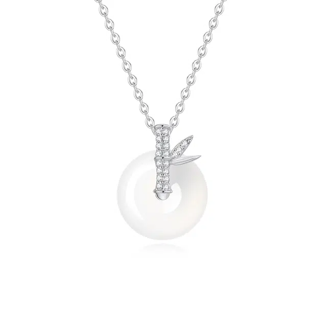 【扣住平安】 周大生 新中式国风节节高升 招财纳福助力学业事业 高级感满满#好运天然 玉髓 项链 男女同款情侣款