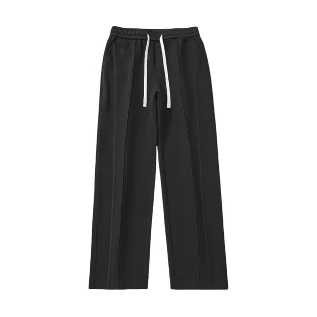 假日伯爵 日系极简纯色结构设计感宽松直筒百搭日常通勤风棉弹舒适亲肤柔软男士长裤休闲裤 男款