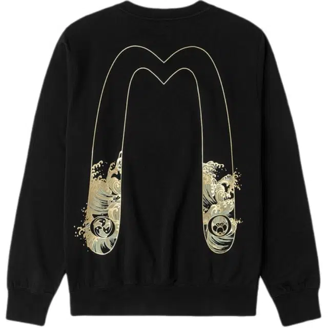 EVISU FW25 Back M Print Pullover