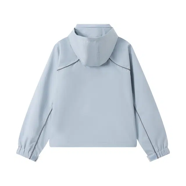 江南先生 大小孩乐园 户外运动三防宽松防风拼接设计感百搭秋季休闲连帽外套夹克 男女同款