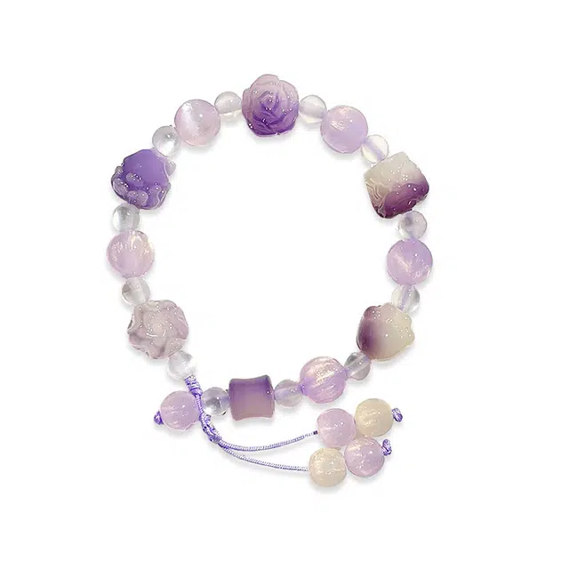 时来运转 百慕眸 新中式国潮 招财猫 纳福 甜蜜在逃公主 梦幻蝴蝶 可爱卡通简约个性设计 盘串手饰手链#好运 礼赠女朋友 菩提根 手串 女款