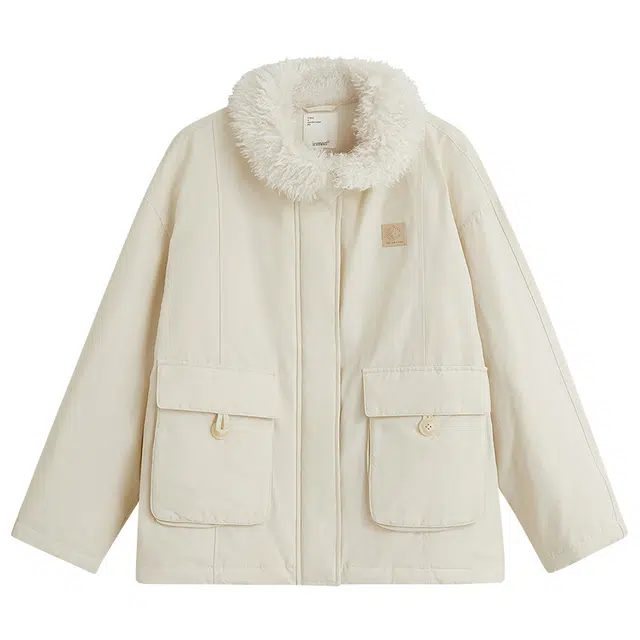 茵曼 潮流舒适长袖不臃肿小个子宝藏显瘦早秋穿搭轻薄时尚氛围羽绒服 女款