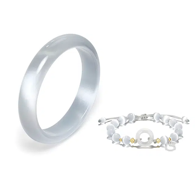 【招财纳福|精选高品质】 琉堇 平安扣圈住平安 萌趣创意招财猫 新中式国潮小众轻奢高级甜美百搭显白水润贵妃镯#好运 琉璃 手镯 女款