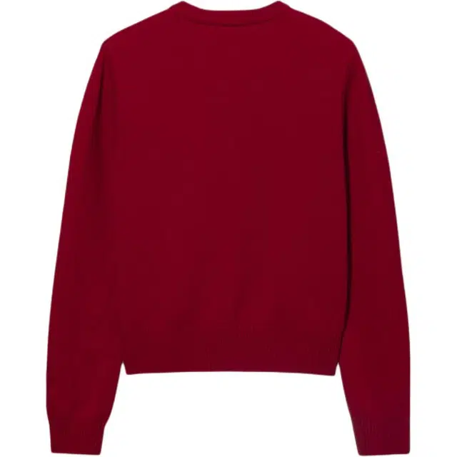 Dunst UNISEX CREWNECK KNIT CARDIGAN RED