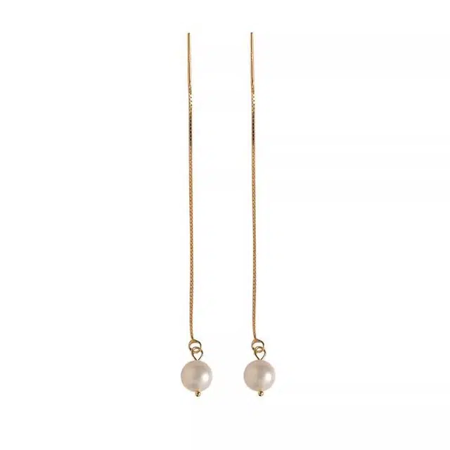 澜耀 长款 小众设计感流苏耳饰 铜合金 耳线 女款