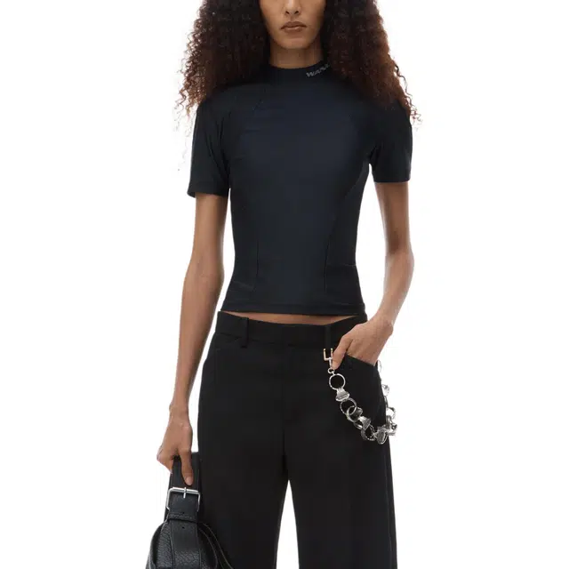 alexander wang Logo-detailed T