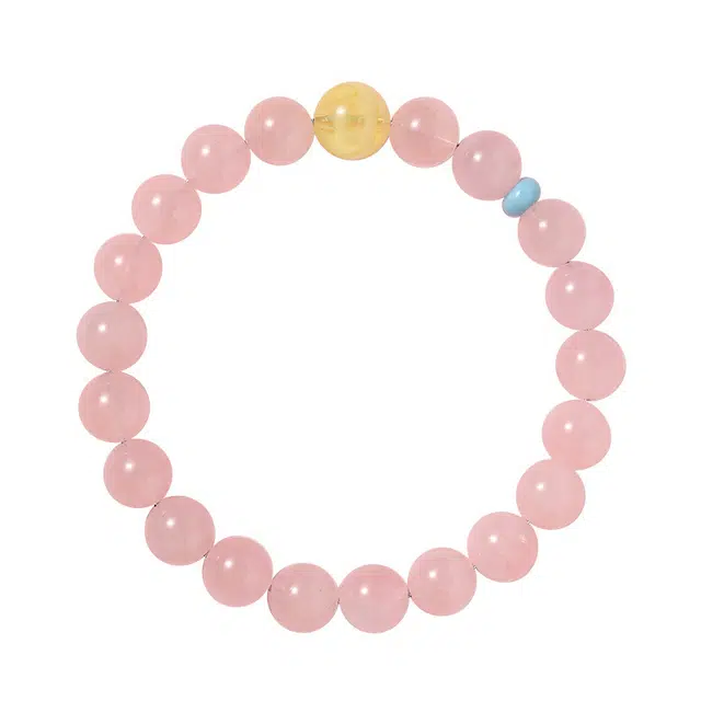 聆听花开 精致轻奢甜美可爱高级感 小众个性日常百搭新中式#好运 粉水晶 手串 女款