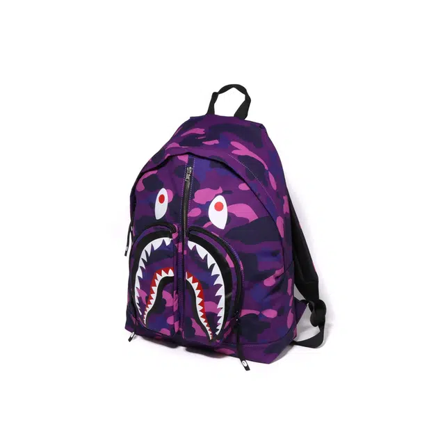 A BATHING APE Shark Camo Backpack