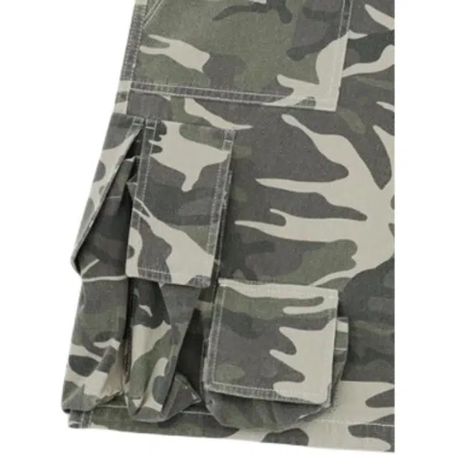 WE11DONE SS24 Camo Cargo Shorts