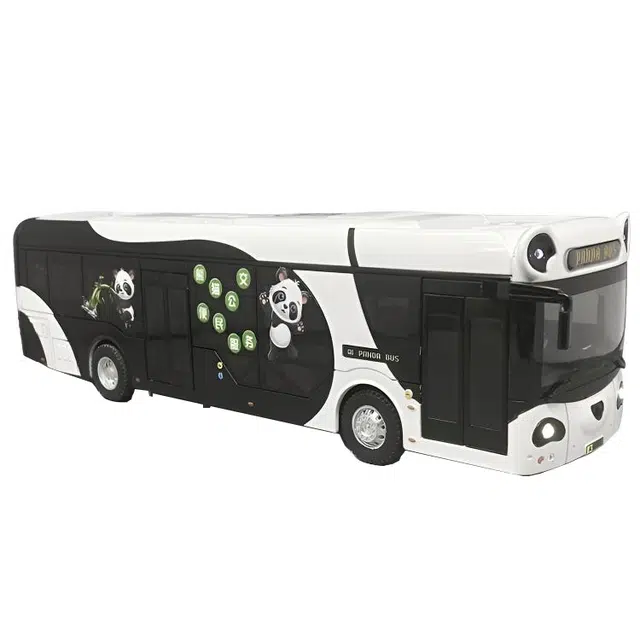 喜顽童 公交车大巴汽车 合金 收藏车模