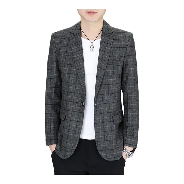 太子龍 高端外套春秋季韩版单件潮流西服休闲单西西装 男款