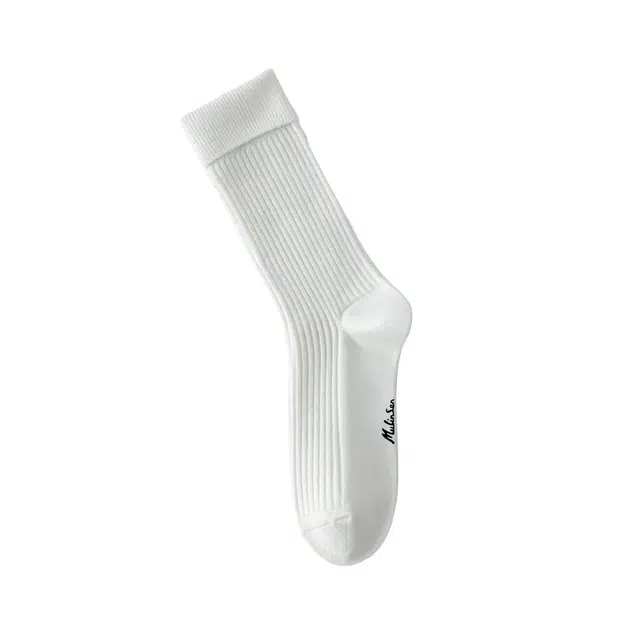 木林森 柔软舒适透气抗起球防臭抗菌袜子时尚简约百搭潮袜中筒袜 男女同款