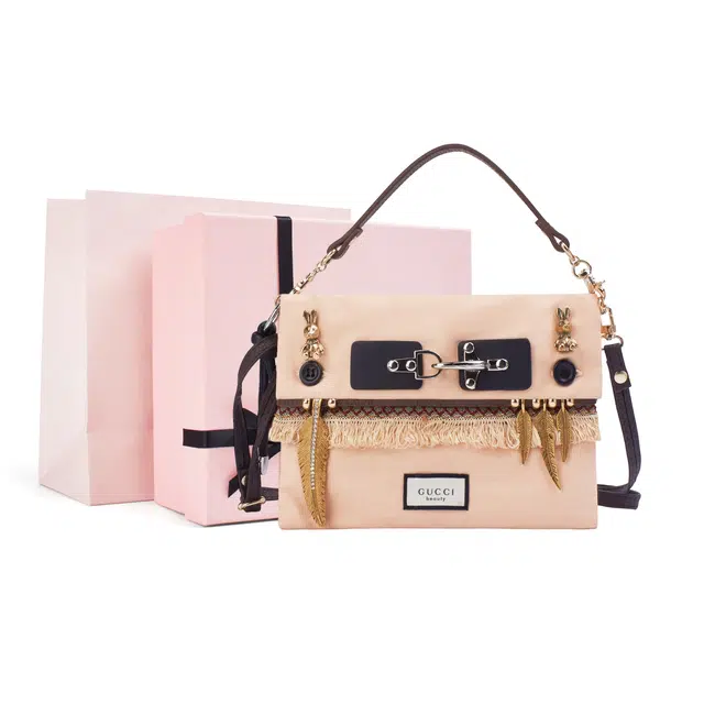 Gucci Amber Tassel Cosmetic Bag