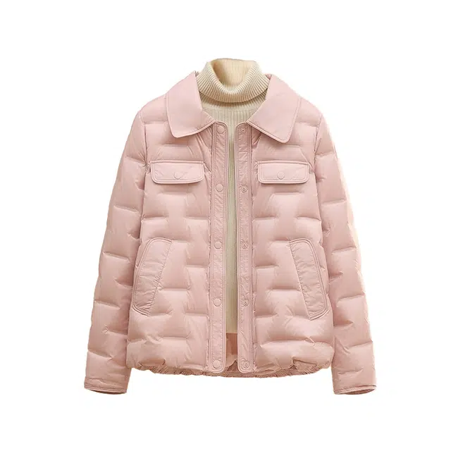 雅鹿 秋冬款保暖外套轻薄款时尚羽绒服 女款