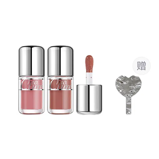 稚优泉 啵啵唇冻两支装 镜面 易上色细闪玻璃唇清透素颜气色保湿