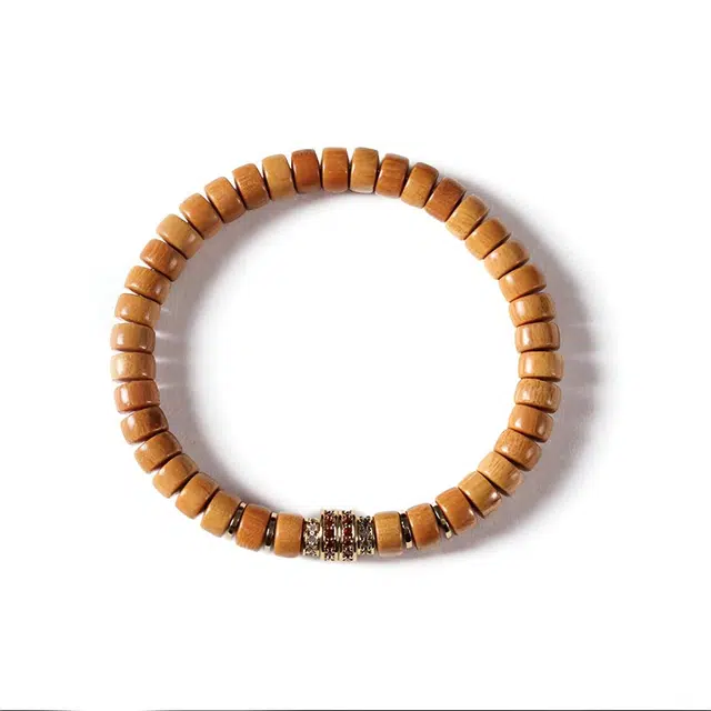 郁馨 招财纳福小众设计简约盘玩休闲极简主义 本命年转运考公考试上岸#好运 檀木 手串 男女同款情侣款