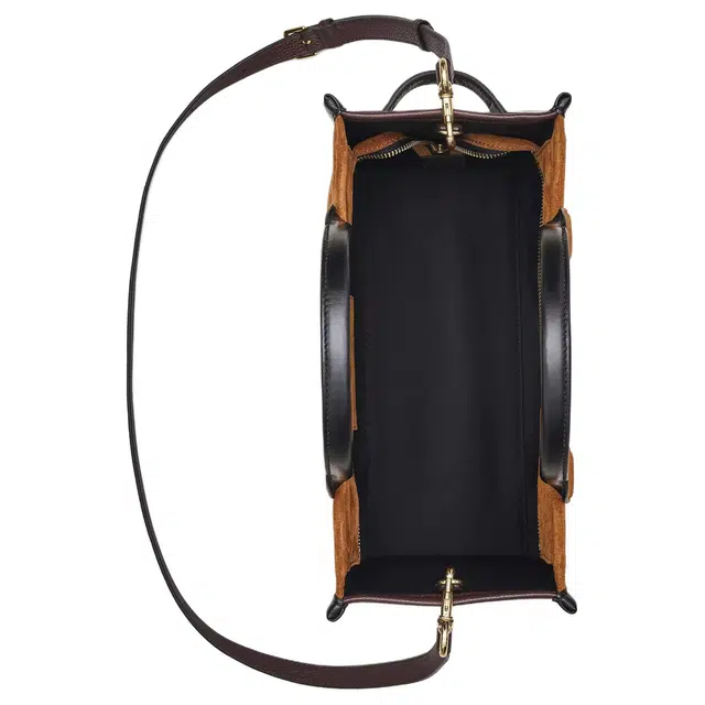 MARC JACOBS The Suede Tote Brown