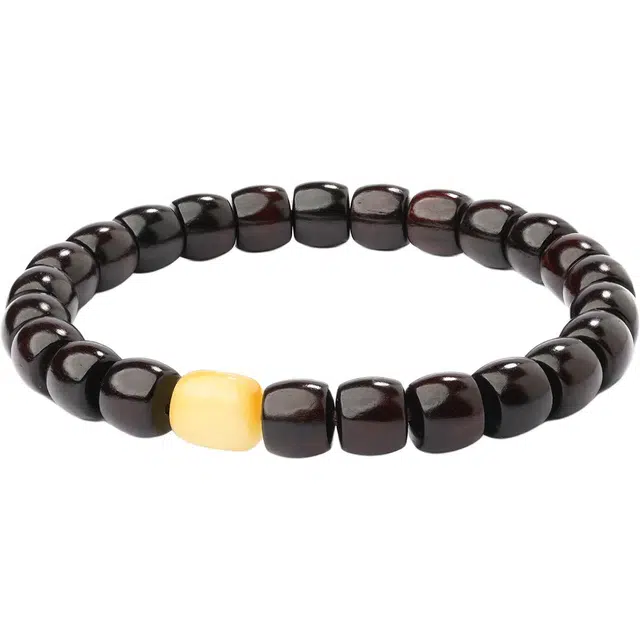 三檀小舍 国风国潮新中式 招财转运守护 文玩盘玩绕指柔 紫檀属 手串 男女同款情侣款