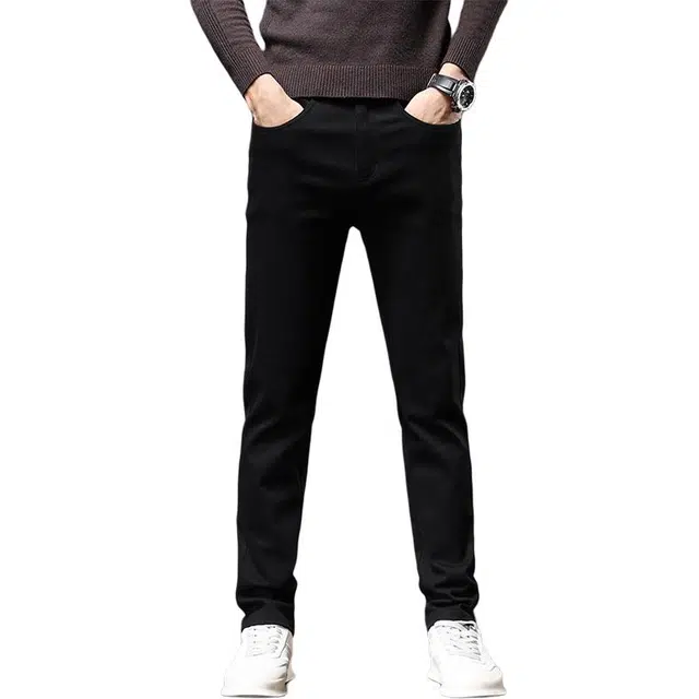 么宁 韩版潮流弹力宽松直筒裤舒适透气简约百搭长裤个性时尚休闲裤 男女同款