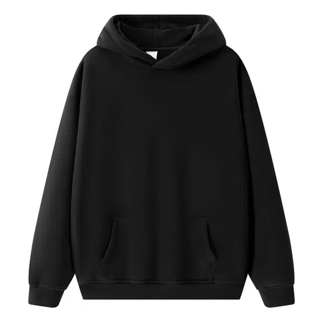 太子龍 重磅美式宽松纯色连帽卫衣 男女同款