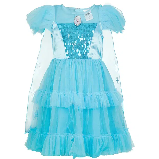 伊佳林连衣裙 魔法公主夏季礼服裙 艾莎安娜 冰雪奇缘 儿童款