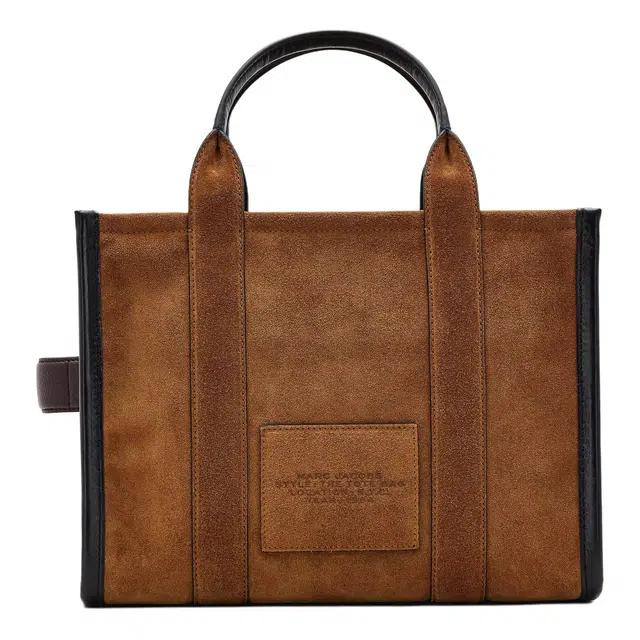 MARC JACOBS The Suede Tote Brown