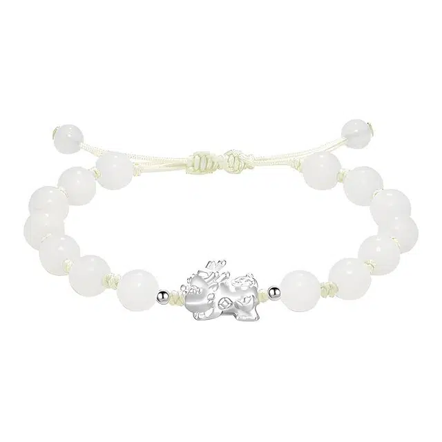 【八方来才 转运貔貅】 月岚 珠吞金兽新中式轻奢小众设计高级感国潮复古风简约百搭约会可调节#好运 菩提根 手链 男女同款情侣款