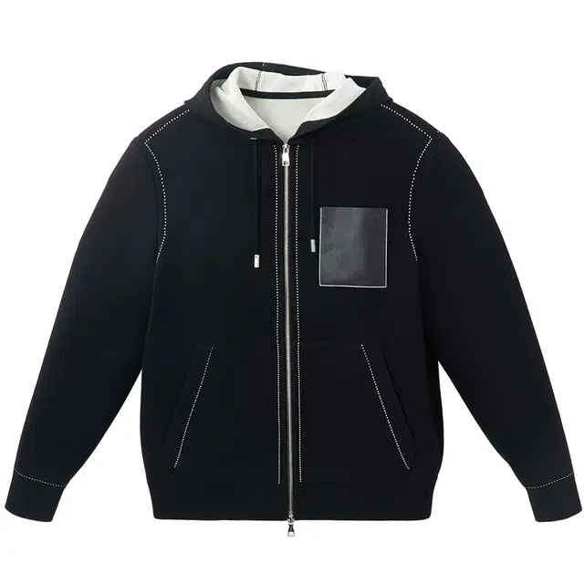 Mr. Bu Colorblock Hoodie Jacket