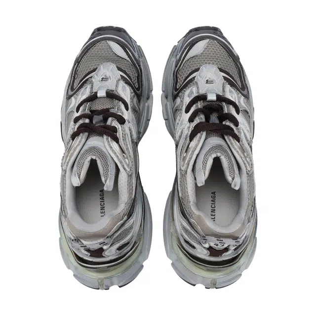 Balenciaga Runner White Silver