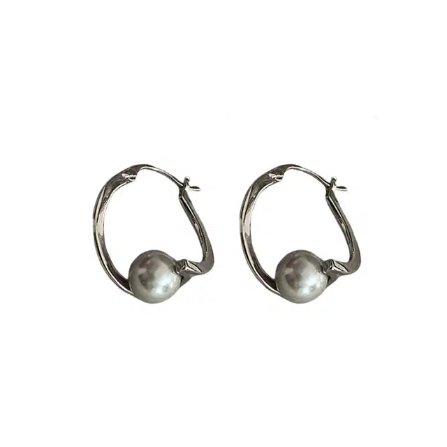 澜耀 小众设计感不规则  轻奢高级感精致清冷感 铜合金 耳环 女款