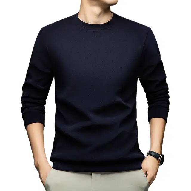 卡丹狄诺 加绒圆领秋冬保暖舒适百搭长袖打底衫卫衣 男女同款