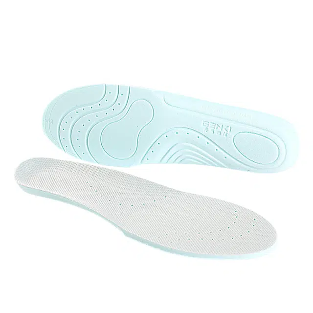 运动防臭 元气归位 吸汗减震透气除臭军训踩屎感超软防痛 大力棉+莱卡网布 鞋垫 男女同款情侣款