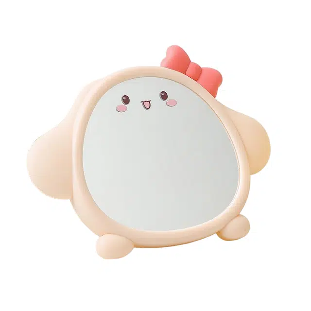 格安诺化妆镜放桌子上家用壁挂台式镜桌面梳妆镜卡通可爱学生便携化妆镜高清镜面 台式镜悬挂镜立式镜