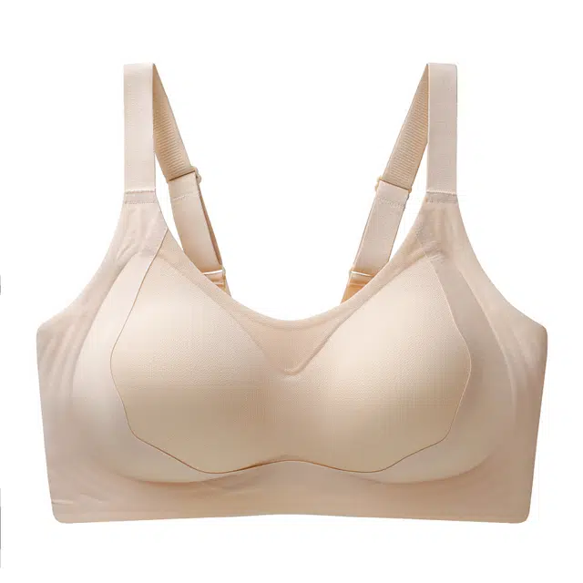 都市丽人 无痕大胸显小裸感无钢圈聚拢上托收副乳舒适透气美背文胸 女款